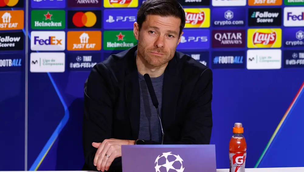 Xabi Alonso press conference for Bayer 04 Leverkusen - UEFA Champions League
