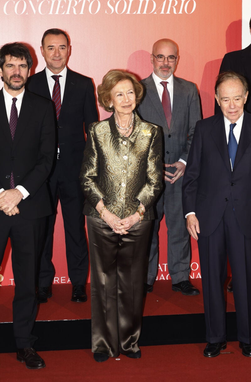 La reina Sofía en el Teatro Real de Madrid