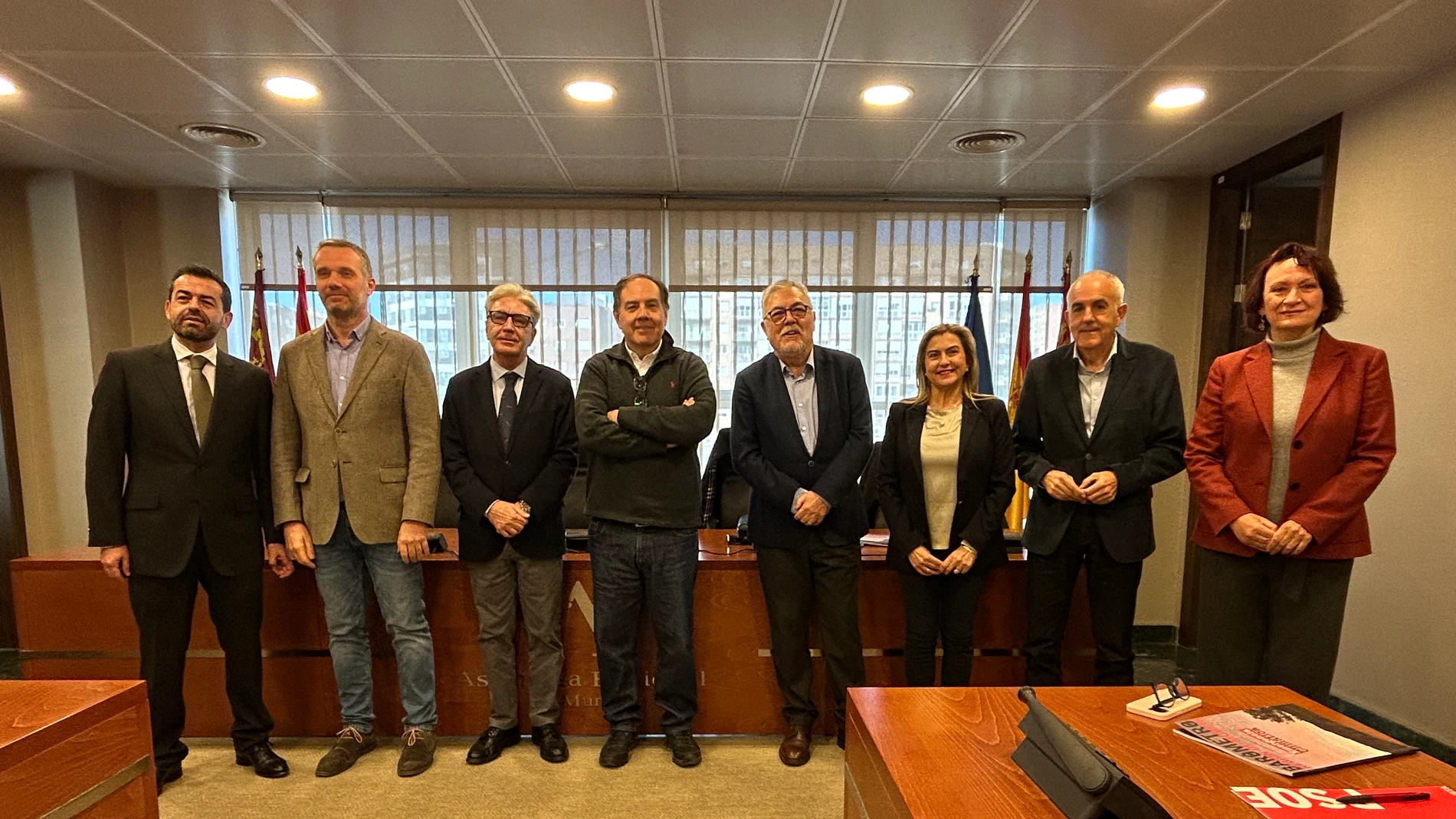 Ismael Crespo y Juan José García han presentado los resultados del Cemop en la Asamblea Regional