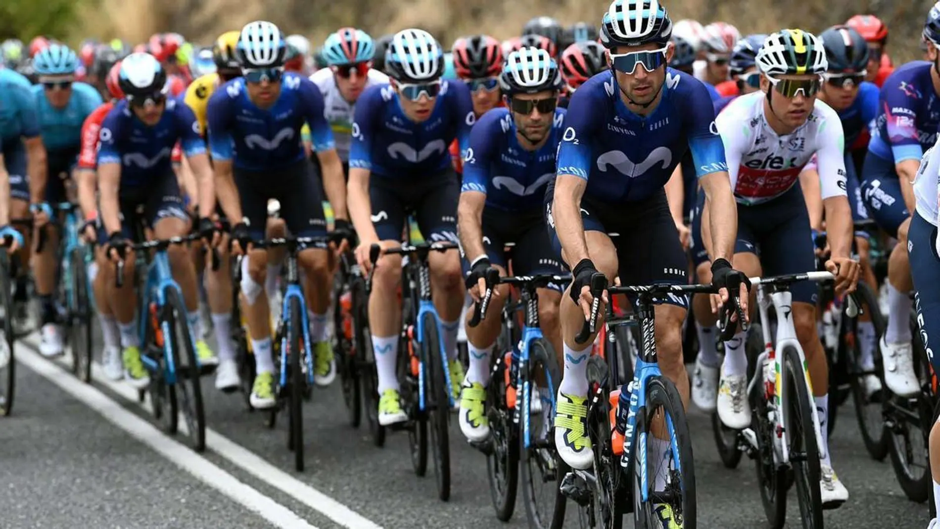 El Movistar compite en el Tour Down Under