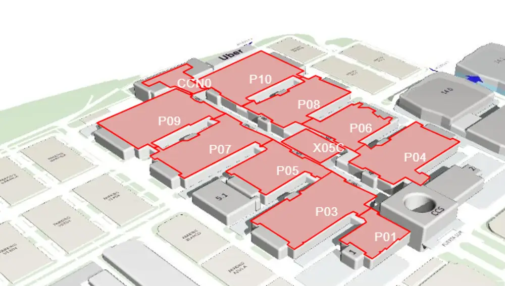 Mapa pabellones Fitur 2025