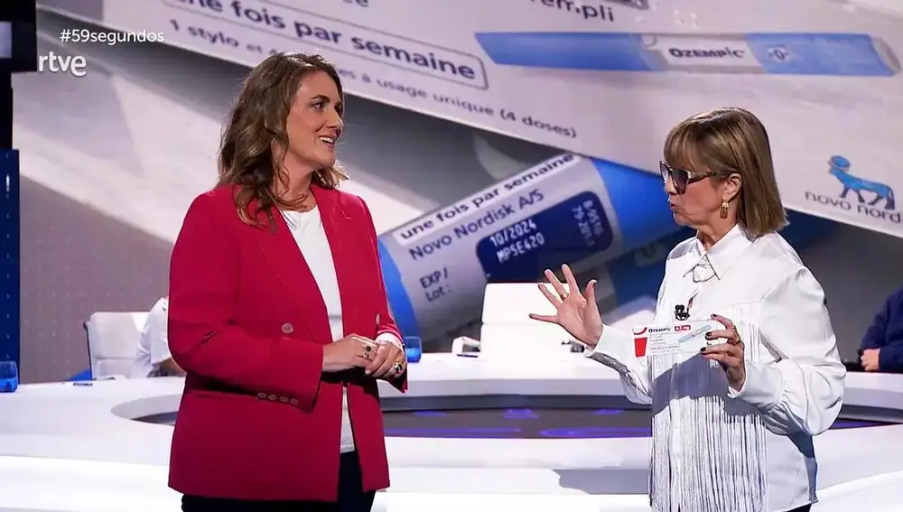 Carlota Corredera junto a Gemma Nierga en '59 segundos'