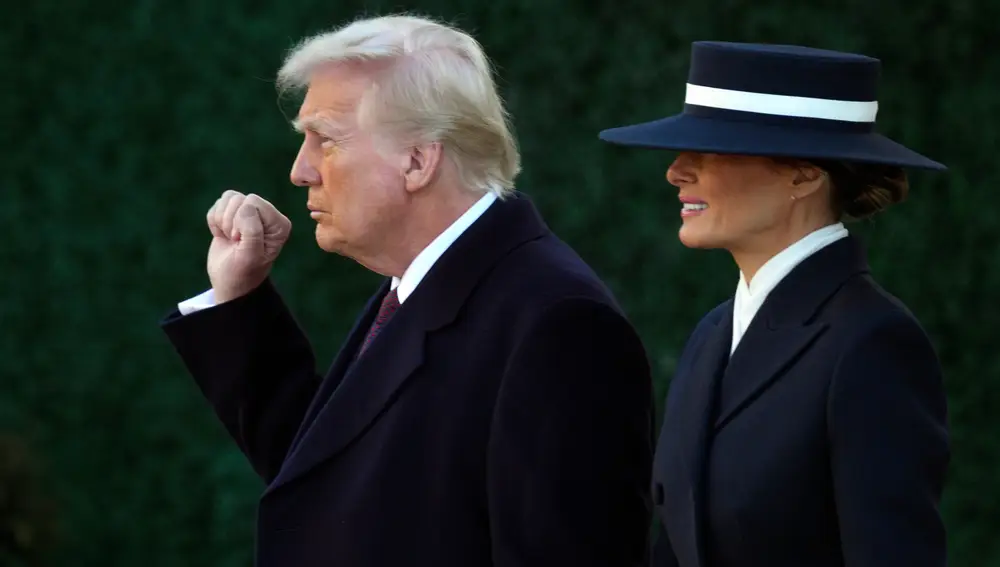 Donald Trump y su mujer Melania Trump