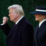 Donald Trump y su mujer Melania Trump 