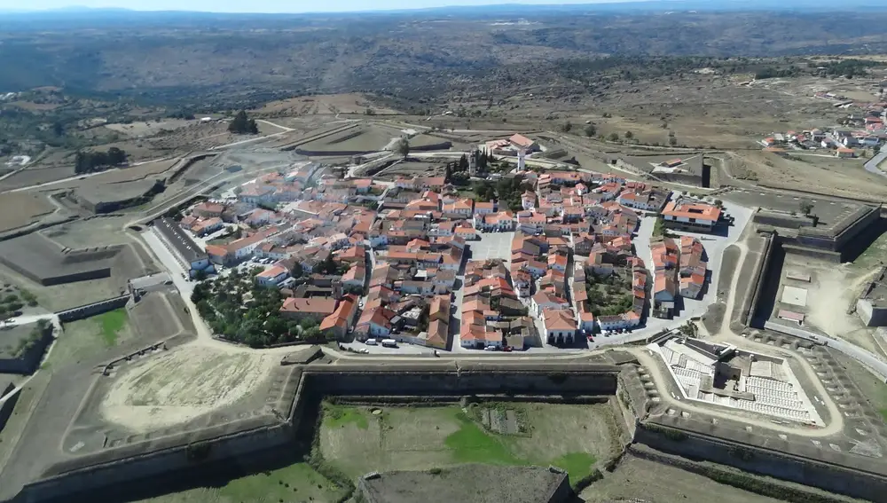 Vista aérea de Almeida
