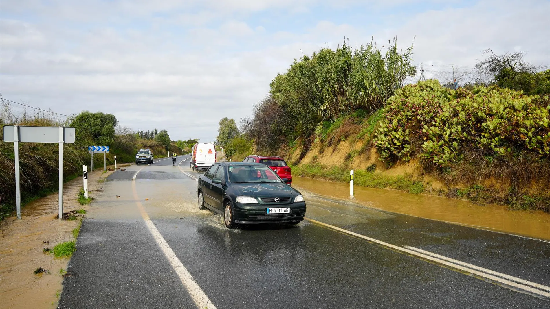 Incidencias por la borrasca en Andalucía
