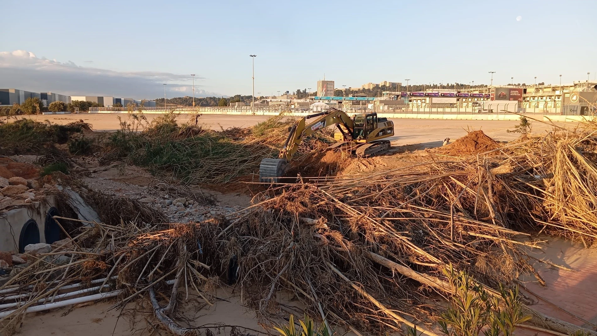 Obras en Cheste REMITIDA / HANDOUT por GVA Fotografía remitida a medios de comunicación exclusivamente para ilustrar la noticia a la que hace referencia la imagen, y citando la procedencia de la imagen en la firma 22/01/2025