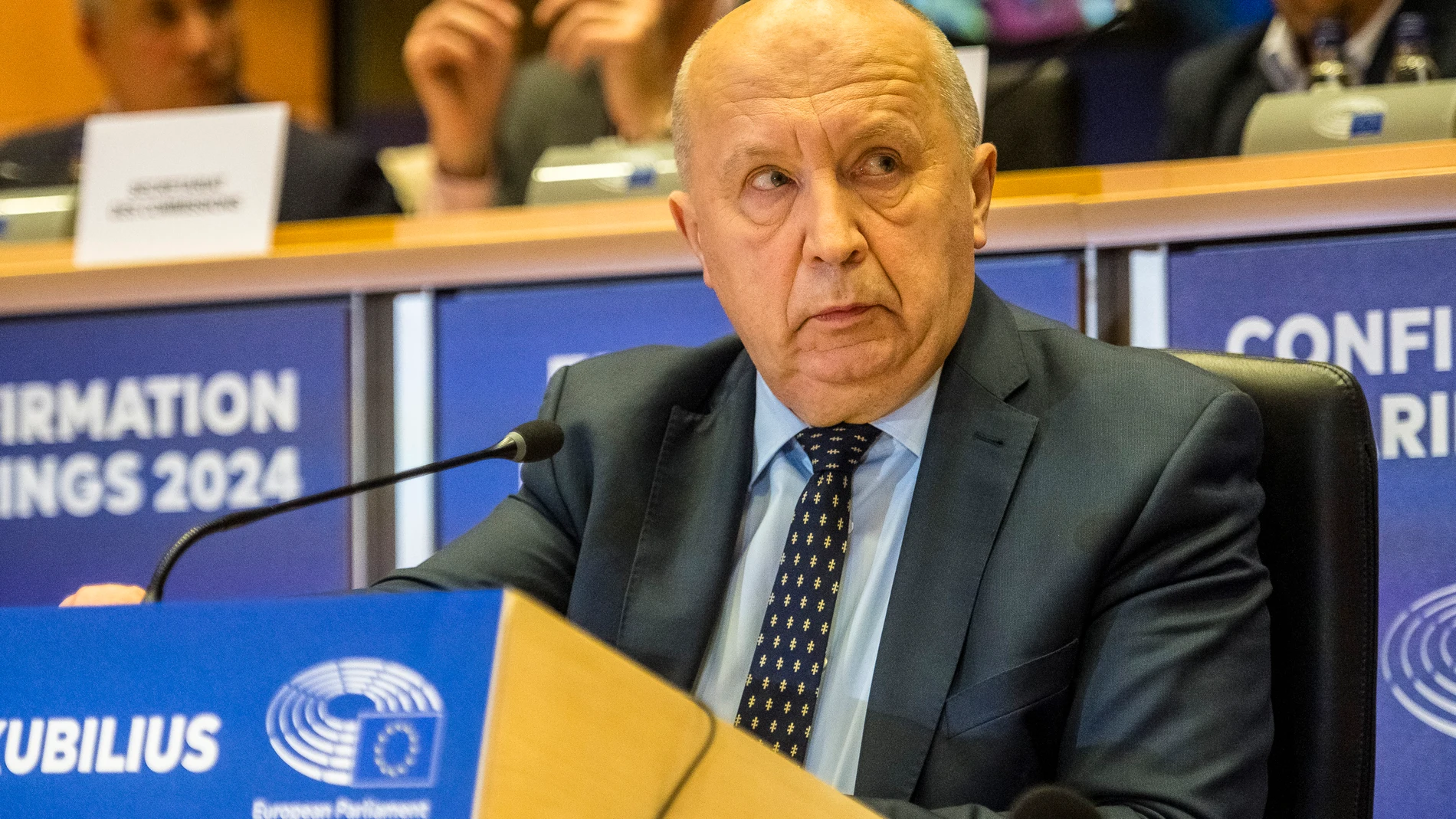 (Foto de ARCHIVO)November 6, 2024, Brussels, Bxl, Belgium: Andrius Kubilius , EU Commissioner designate for Defence and Space attends Confirmation hearing at European Parliament headquarters in Brussels, Belgium on 06/11/2024 by Wiktor DabkowskiEuropa Press/Contacto/Wiktor Dabkowski06/11/2024 ONLY FOR USE IN SPAIN