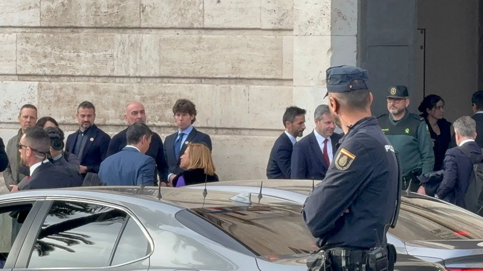 Llegada de Sánchez a la delegación del Gobierno para la reunión interministerial sobre la dana EUROPA PRESS 23/01/2025