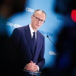 CDU Party Chairman Merz delivers a statement on the knife attack in Aschaffenburg
