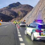 Accidente muy grave en la autopista del Huerna con un conducto herido 