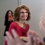 La vicepresidenta primera del Gobierno y secretaria general del PSOE-A, María Jesús Montero, ayer en Córdoba