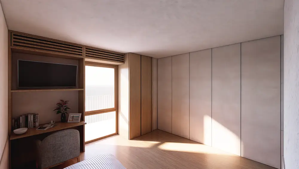 Una de las habitaciones tipo
