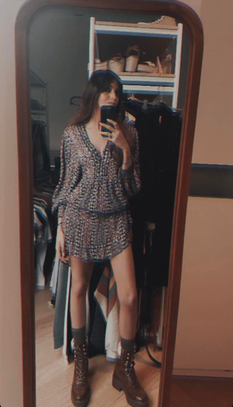 Sara Carbonero con vestido.