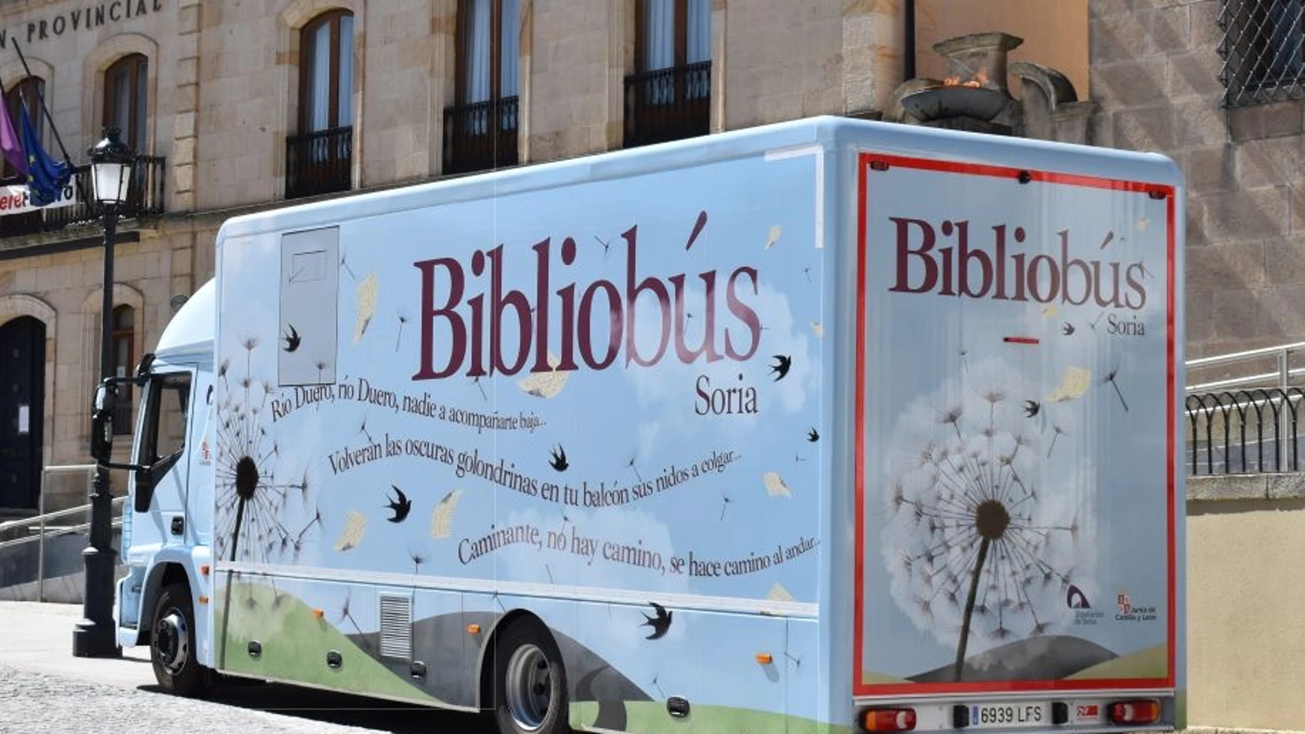 El jardín de la Biblioteca Nacional de España acogerá el 28 de enero el bibliobús de la Diputación de Soria