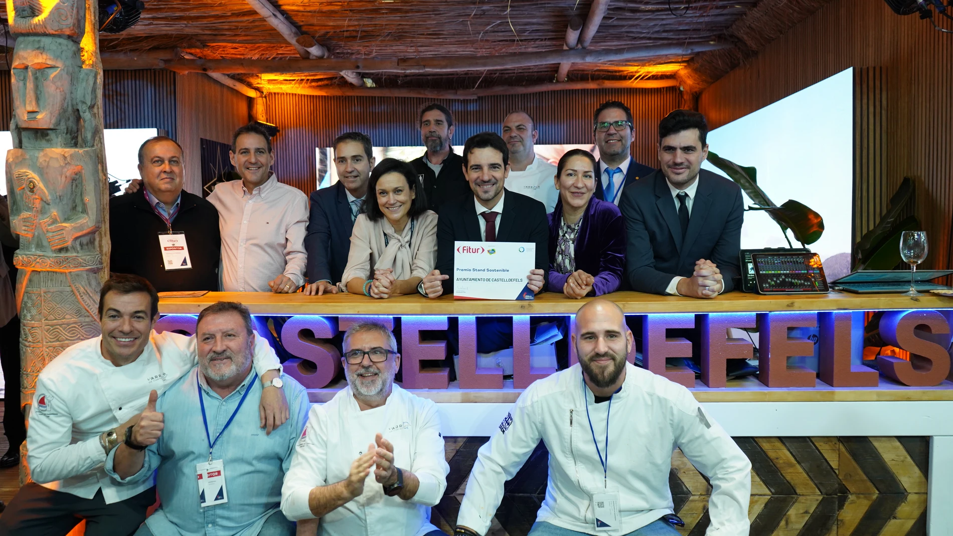 Castelldefels ha recibido el premio a stand sostenible en Fitur 2025