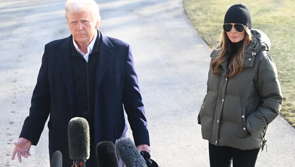 Donald Trump y Melania Trump.
