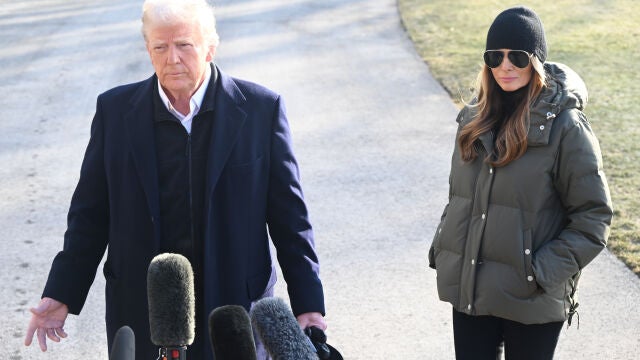Donald Trump y Melania Trump.