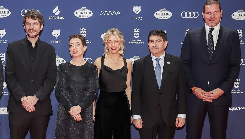 Yolanda Díaz en los Premios Feroz 2025.
