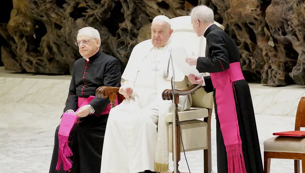 Papa no quiso leer su discurso
