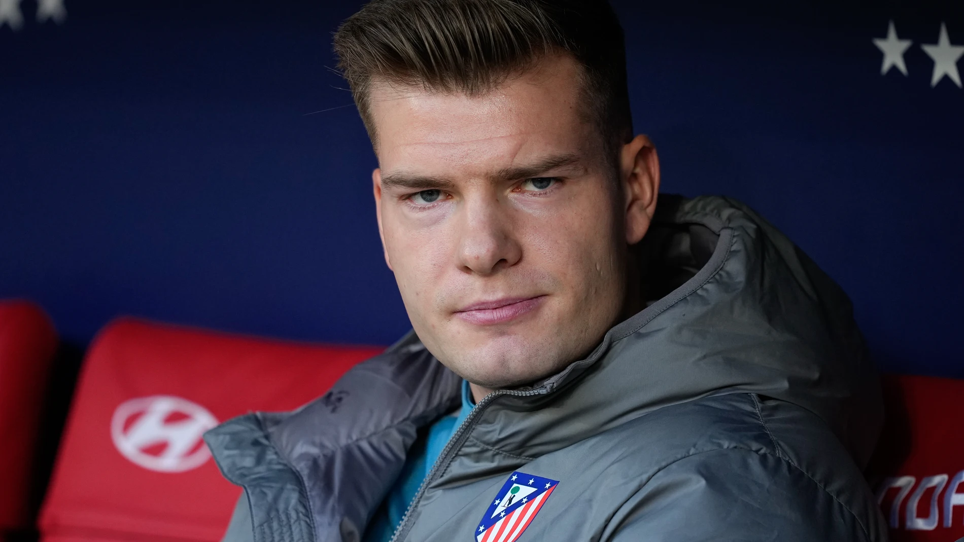 Alexander Sorloth of Atletico de Madrid looks on during the Spanish League, LaLiga EA Sports, football match played between Atletico de Madrid and Villarreal CF at Riyadh Air Metropolitano stadium on January 25, 2025, in Madrid, Spain. AFP7 25/01/2025 ONLY FOR USE IN SPAIN