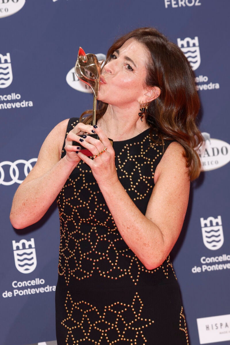Nora Navas en los Premios Feroz 2025.