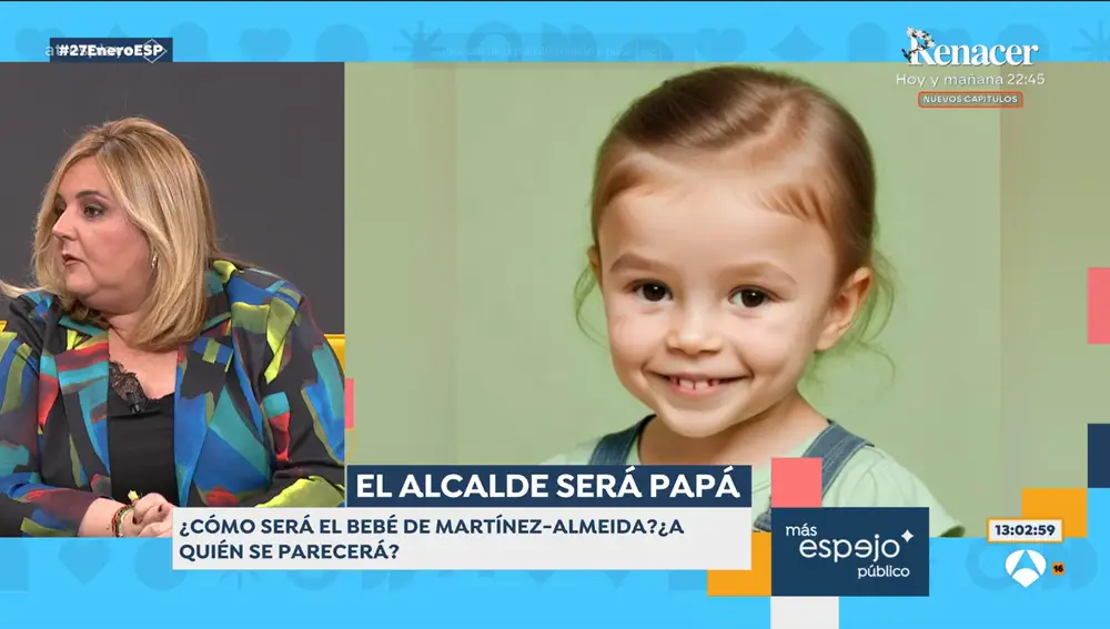 "Espejo público" desvela cómo será el rostro del bebé de Almeida y Teresa Uequijo