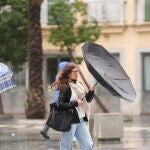 El paso de la borrasca Herminia marca el inicio de la semana en Andalucía