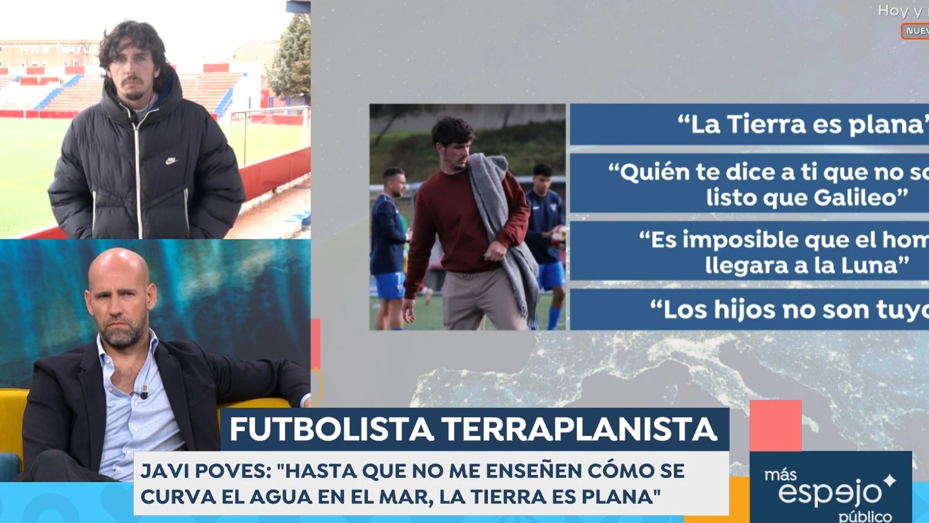 Javi Poves, el polémico exjugador terraplanista, llama "rata de laboratorio" a Gonzalo Miró