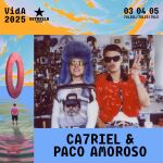 CATALUNYA.-El Vida Festival (Barcelona) incorpora a Ca7riel & Paco Amoroso a su cartel