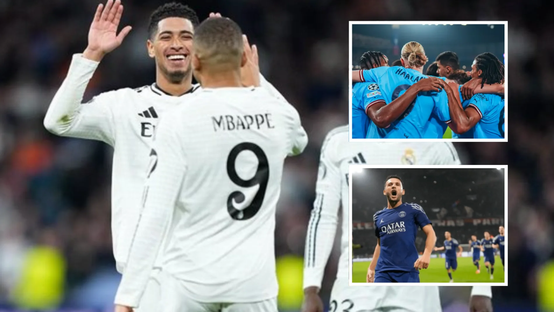 Real Madrid, City o PSG vivirán una noche de Champions de locos