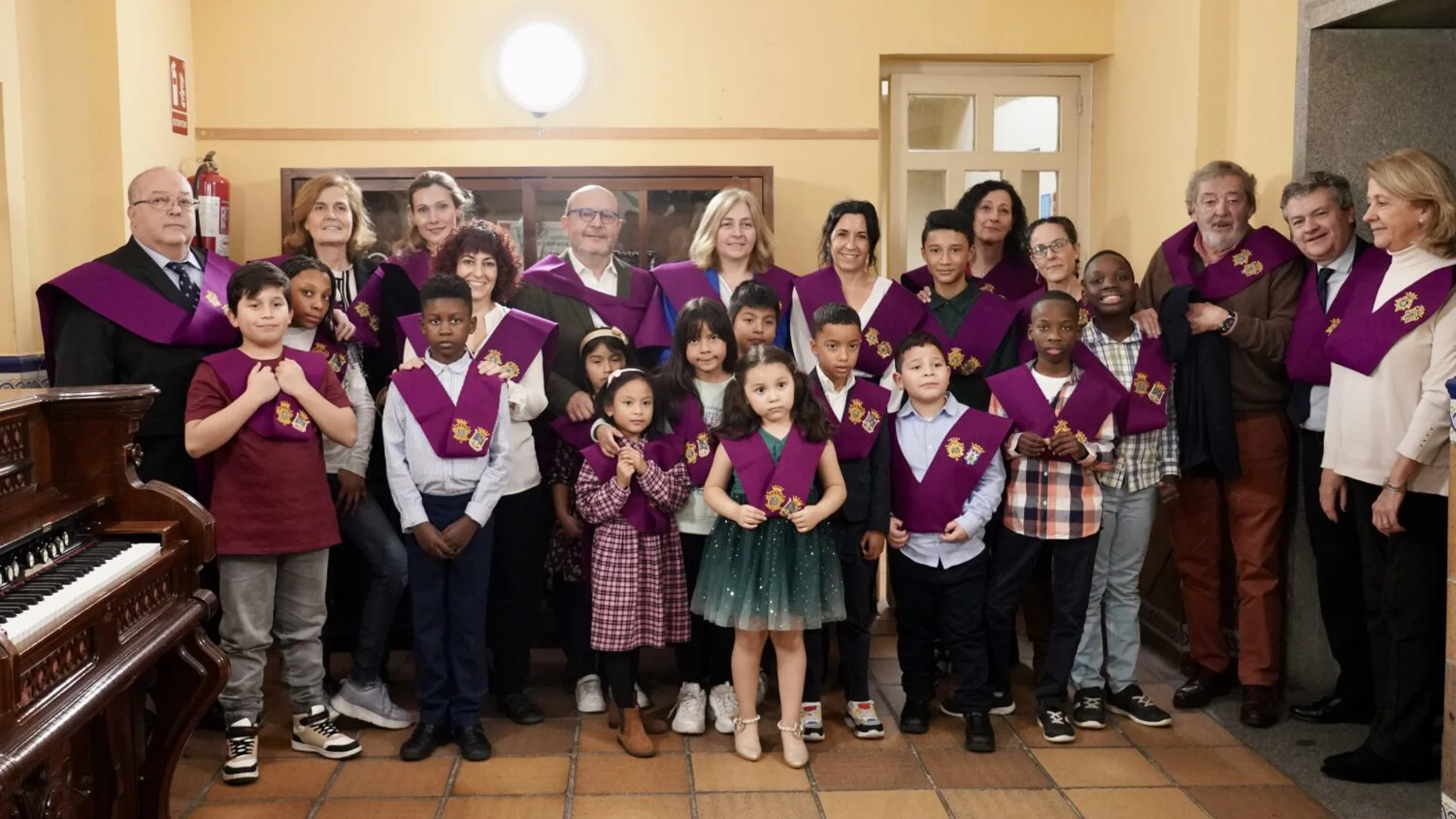 El Ayuntamiento de Madrid da la bienvenida a los nuevos niños del Colegio de San Ildefonso