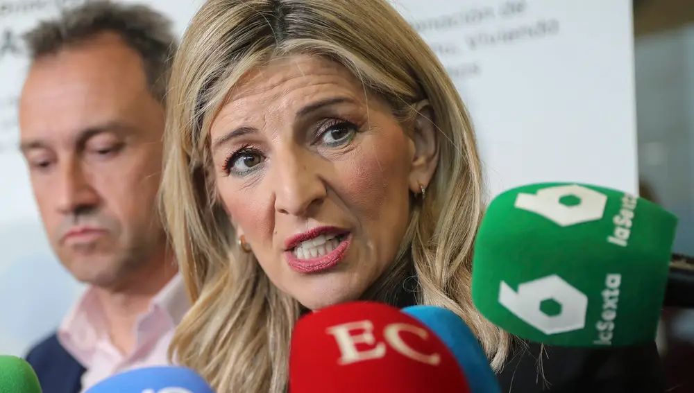 La vicepresidenta segunda del Gobierno y ministra de Trabajo y Economía Social, Yolanda Díaz en Oviedo