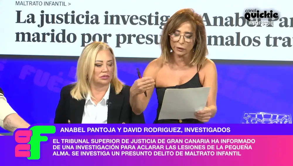 Belén Esteban y María Patiño en "Ni que fuéramos Shhh"