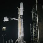 El cohete Falcon 9 con el que SpaceX ha puesto en órbita el satélite español SpainSat NG I