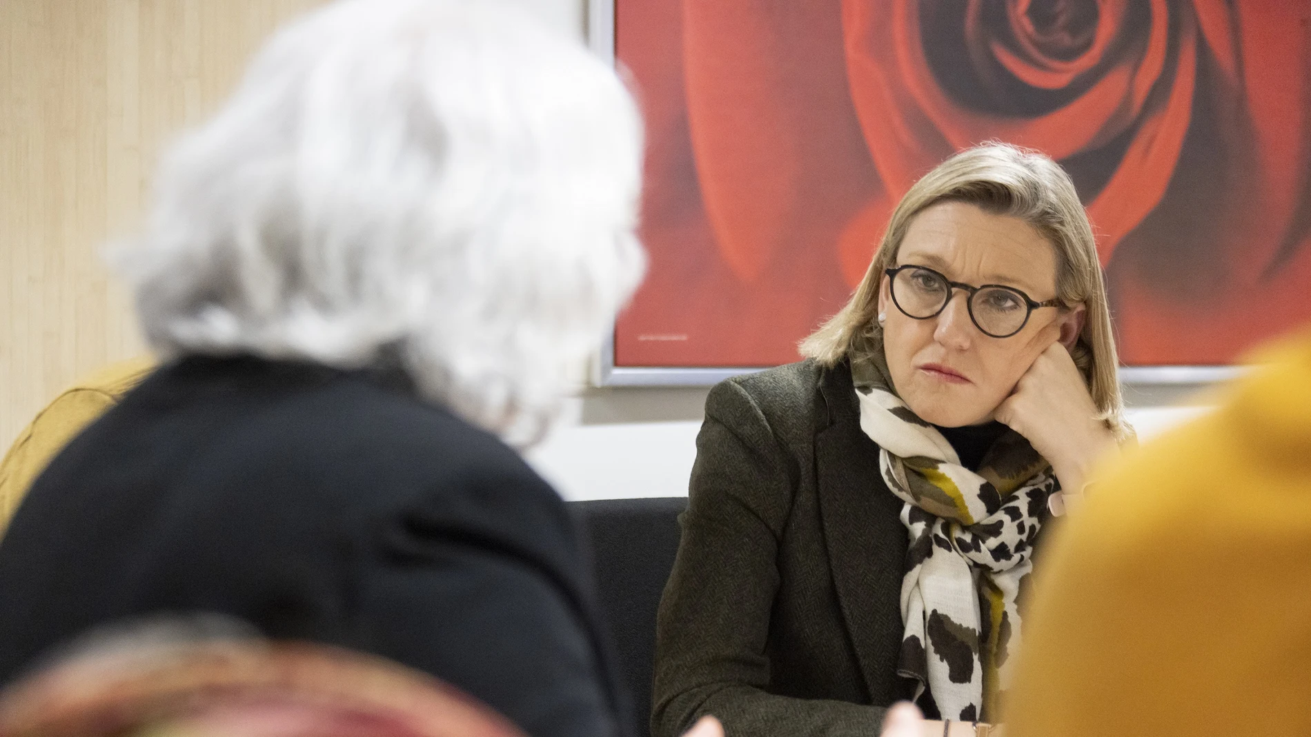La vicepresidenta de la Junta de Castilla y León, Isabel Blanco, se ha reunido hoy en Bruselas con Isabelle Boudineau, miembro del Consejo Regional de Nueva Aquitania