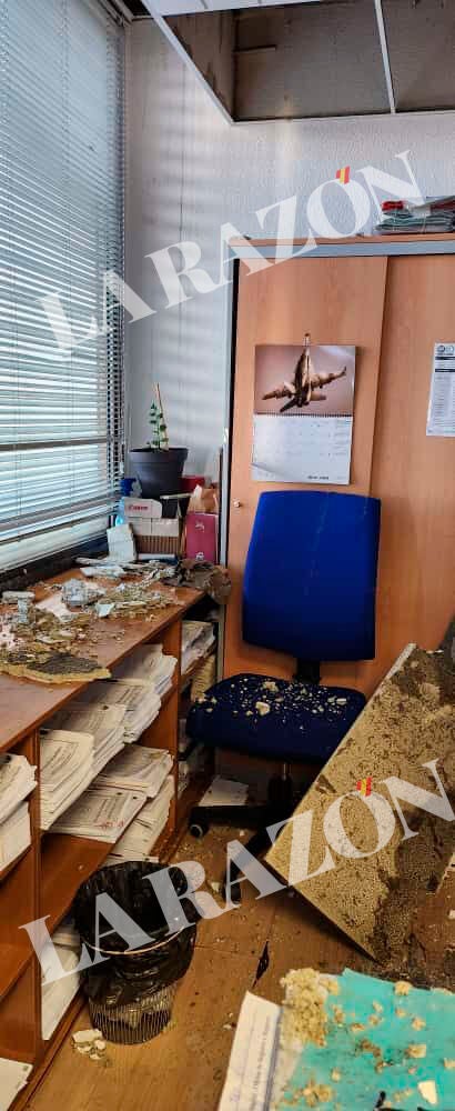 Columnas de agua, derrumbes de techo y ruina en los Juzgados de Madrid