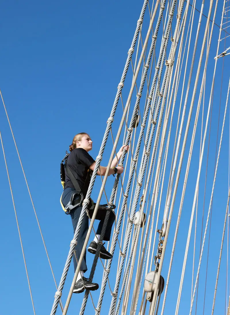 La Princesa Leonor en su travesía como guardiamarina en el buque ‘Elcano’