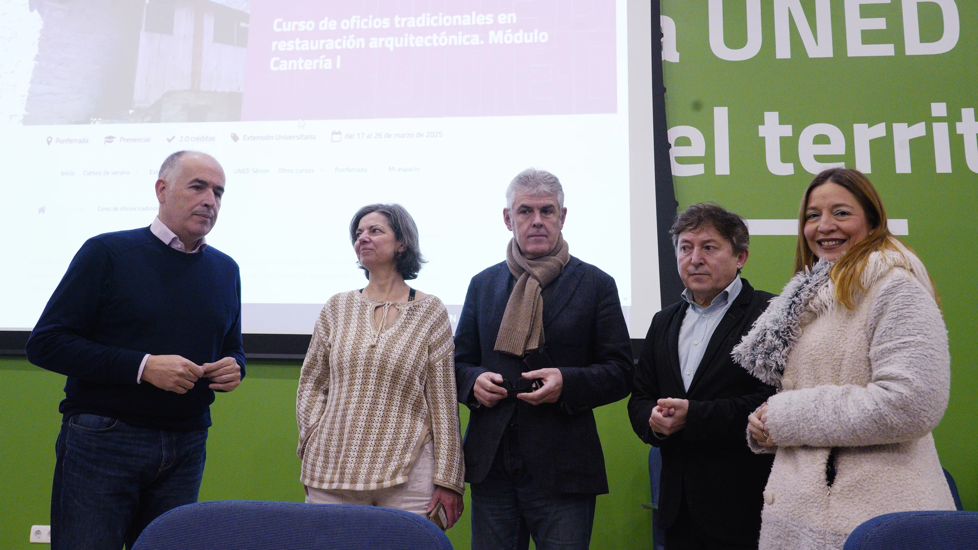 Presentación del curso de oficios tradicionales en Ponferrada