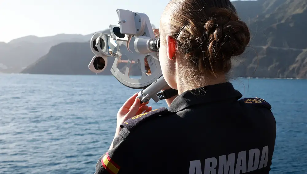 La Princesa Leonor en su travesía como guardiamarina en el buque ‘Elcano’