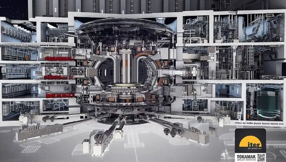Diseño de la instalación ITER Tokamak.