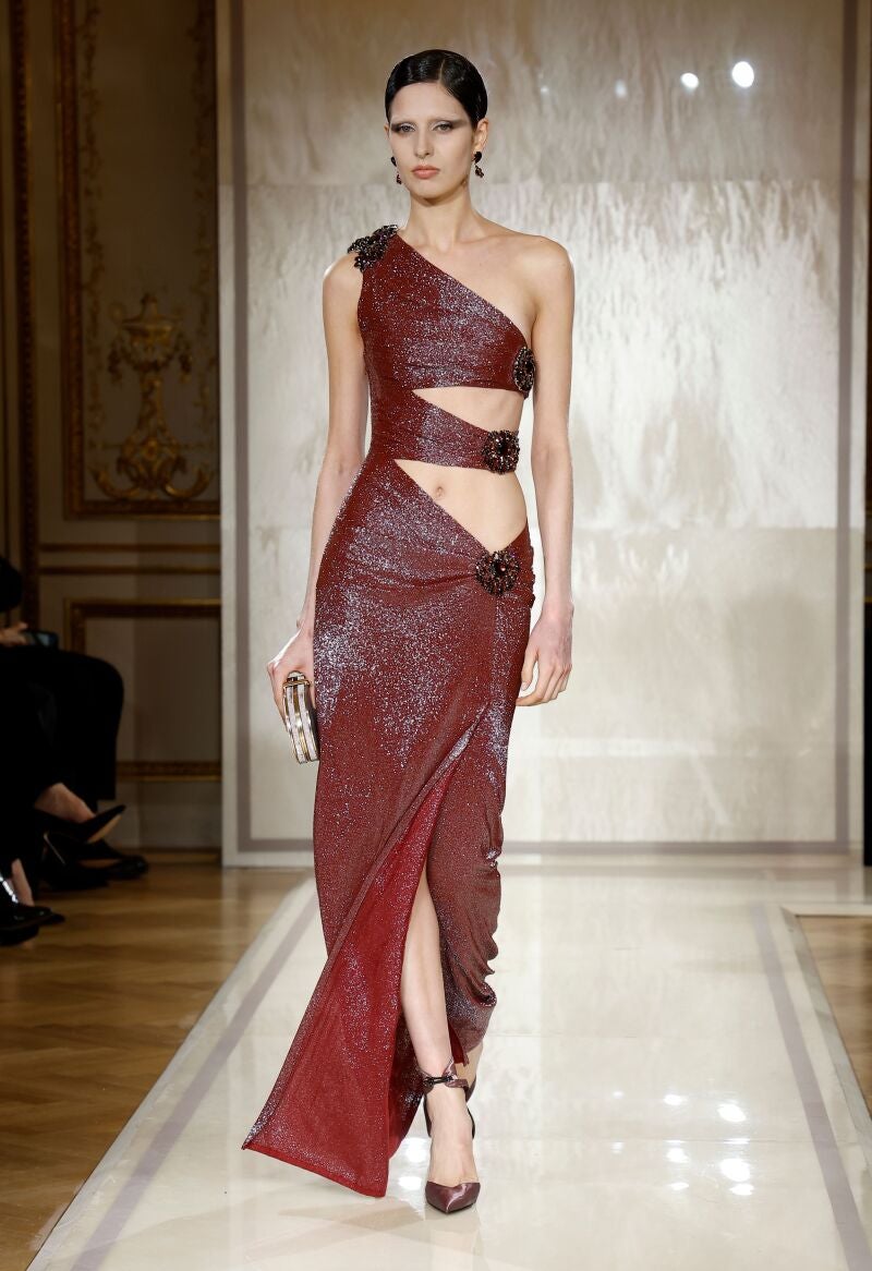 Desfile de Elie Saab en la Semana de la Moda de la Alta Costura de París.