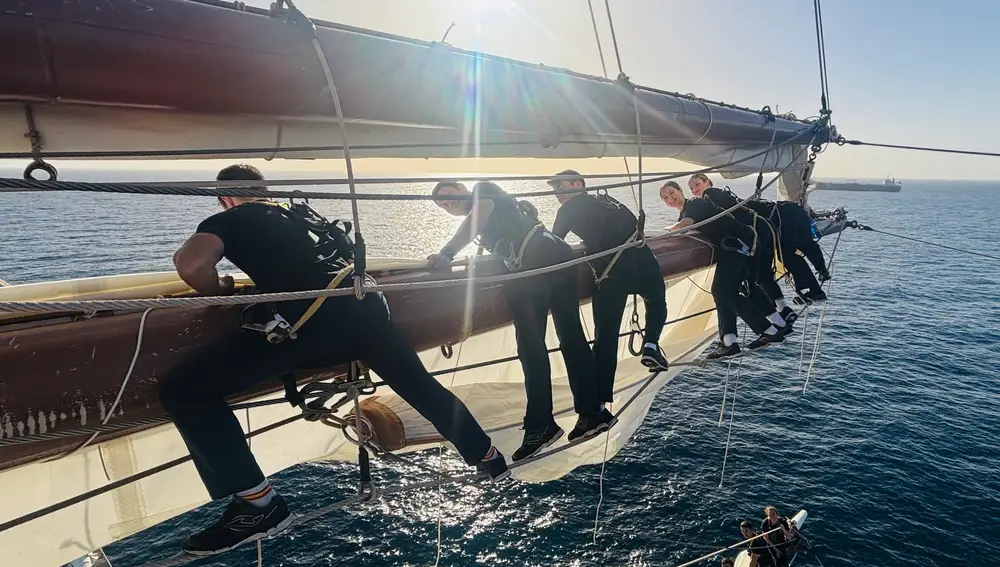 La Princesa Leonor en su travesía como guardiamarina en el buque ‘Elcano’