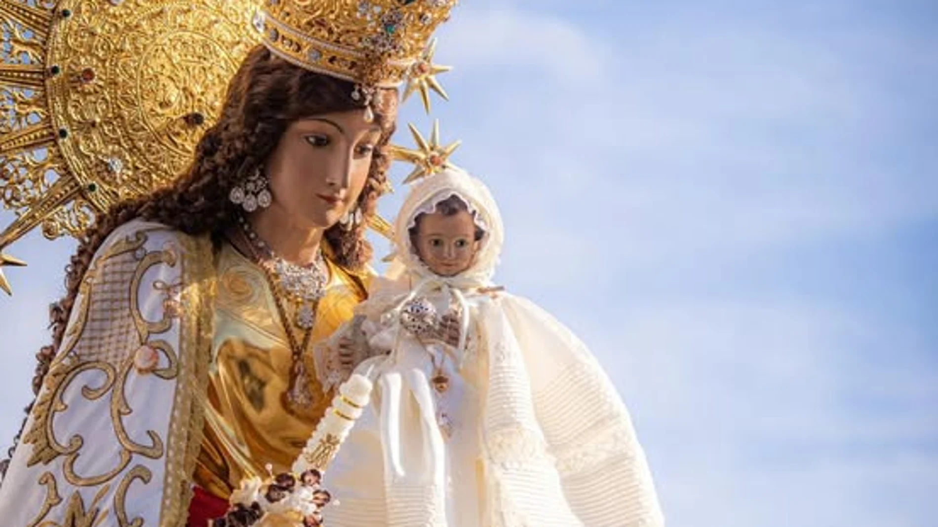 Imagen de la Virgen de la Candelaria