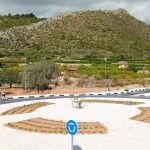 Imagen de la obra para mejorar la seguridad vial en El Ràfol d’Almúnia, Alicante