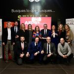 Autoridades y premiados en la gala de los publicistas de Sevilla