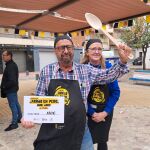 Imagen de los concursantes galardonados con el segundo premio 
