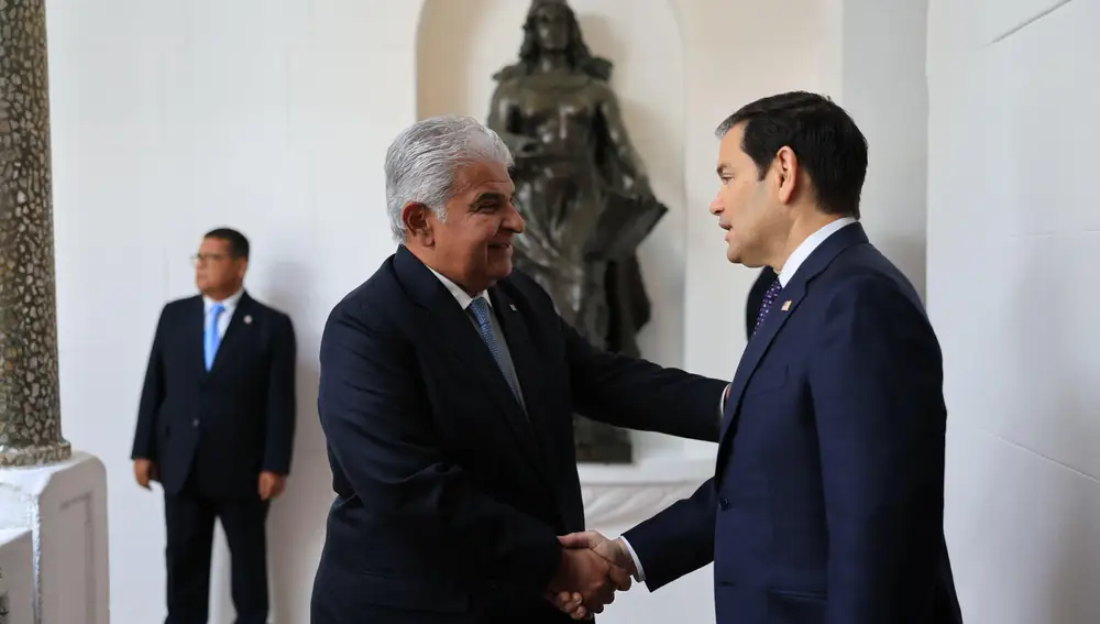 Marco Rubio y el presidente panameño se reúnen en plena disputa por el Canal de Panamá