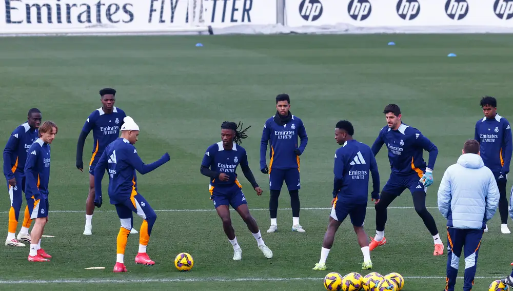 Real Madrid training day in Madrid