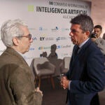 Carlos Mazón en el Congreso de Inteligencia Artificial de hoy en Alicante